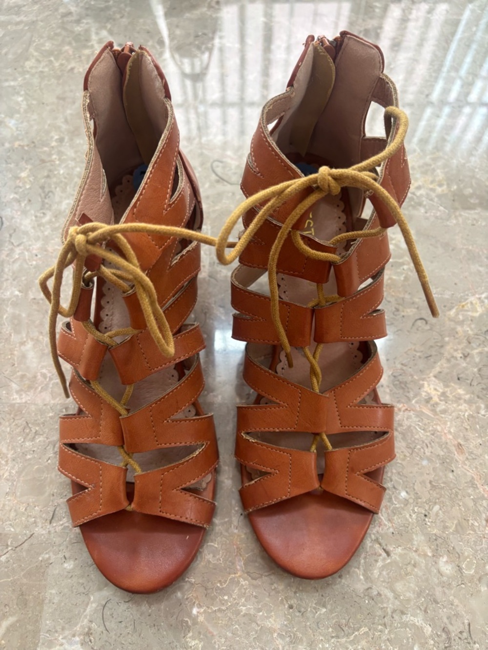 Brown sandals size 7.5